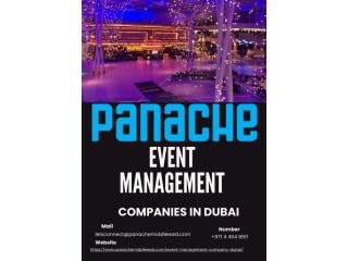 #Panache Middle East: Your Partner for #Corporate Events in Dubai