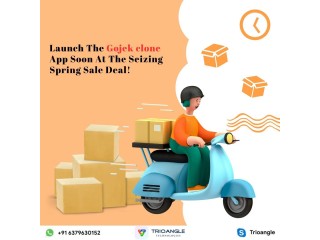 Launch The Gojek clone App Soon At The Seizing Spring Sale Deal!