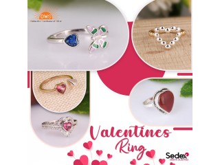 Sparkling Valentines Day Rings for Sale - Shop Online and Surprise Your Loved One