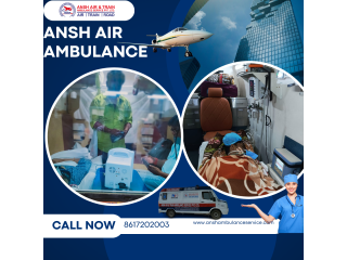 Ansh Air Ambulance in Kolkata with Skilled and Dedicated Medical Staff