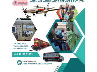Ansh Air Ambulance in Ranchi with State-of-the-Art Medical Tools