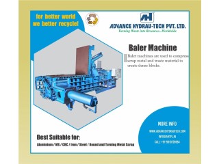 The Role of Baler Machines in Scrap Compaction
