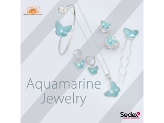 Exquisite Aquamarine Jewelry Set for a Complete Ensemble
