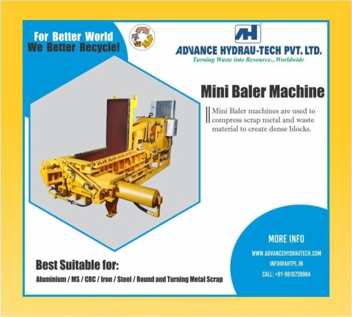 hydraulic-mini-baler-machine-for-scrap-compacting-big-0