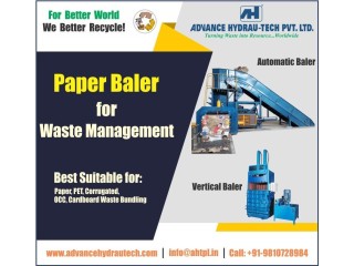 Paper Baler Machine for Waste Bundling