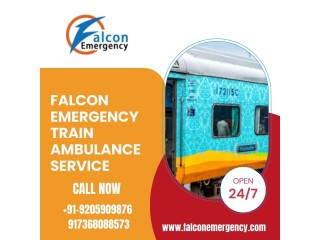 Pick a Modern ICU Setup from Falcon Emergency Train Ambulance Services in Dibrugarh