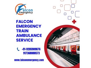 Gain Emergency Patient  Conveyance by Falcon Emergency Train Ambulance Services in Bagdogra