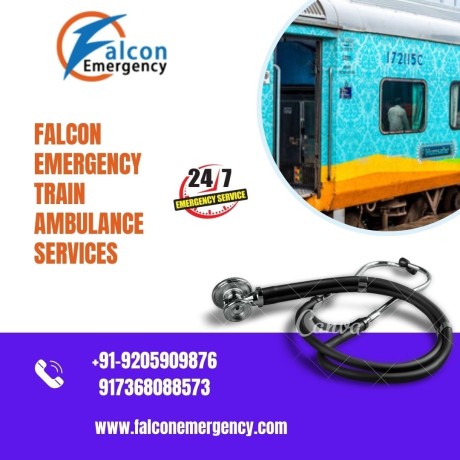 get-falcon-emergency-train-ambulance-services-in-patna-with-a-life-care-medical-team-big-0