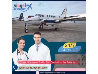 Get the Safest Angel Air Ambulance Services in Kolkata with ICU Facility