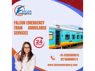 Hire a Unique ICU Setup by Falcon Emergency  Train Ambulance Service in Siliguri