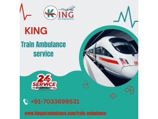 Avail of Train Ambulance Service in Siliguri by King  with  world - class ventilator setup