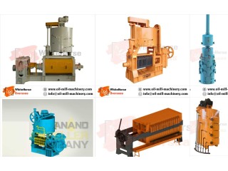 Oil Expeller, Oil Mill Plant Machinery, Oil Filteration Machines Turnkey Projects