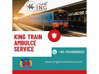 Select King Train Ambulance Services in Patna by King with world-class ventilator setup