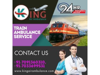 Gain King Train Ambulance in Mumbai  with Life-support Medical Device