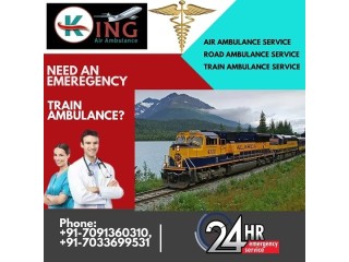 Get King Train Ambulance Services in Silchar provide an Experienced Paramedic Crew