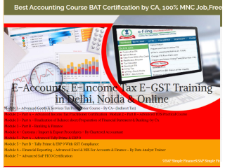Free Accounting Course in Delhi, 110007, with Free SAP Finance FICO  by SLA Consultants Institute