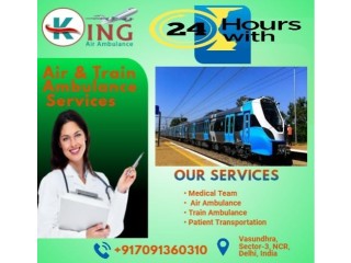 Take Advantage of King Train Ambulance Service in Delhi  with High-tech Patient Rehabilitation