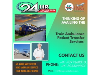 Hire King Train Ambulance Service in Mumbai with Casual Cost ICU Setup
