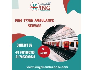 Avail King Train Ambulance Service in Ranchi at affordable rates