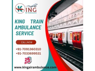 Select  King Train Ambulance Service  in Delhi with a state-of-the-art ICU Setup