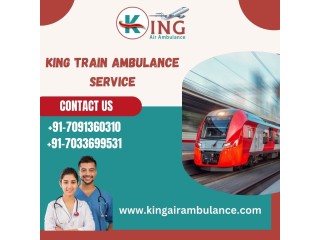 Gain King Train Ambulance Service  in Dibrugarh  with a High-tech Medical Care