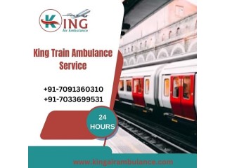 Choose King Train Ambulance Services in Mumbai  with State-of-art  Ventilator Setup