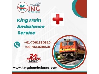 Pick King Train Ambulance Service in Ranchi  with its Remarkable ICU Setup