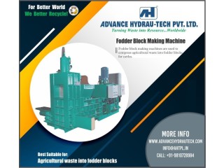Fodder Block Making Machine Manufacturer in Delhi India