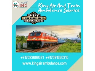 Utilize  King Train Ambulance Service in Delhi  with State-of-art Ventilator Setup