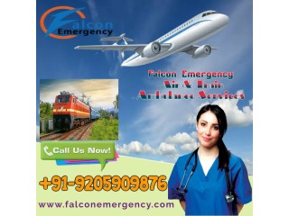 Use Train Ambulance Service in Kolkata for Patient Transport by Falcon Emergency