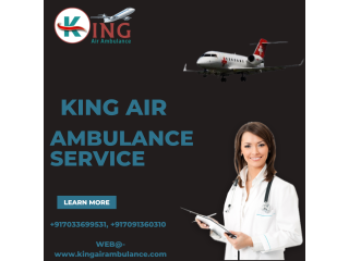 Rapid & Responsible Air Ambulance Service in Allahabad by King