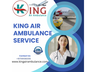 Medical Extremities Air Ambulance Service in Gorakhpur by King