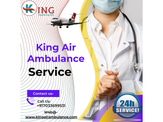 Speedy Air Ambulance Service in Indore by King