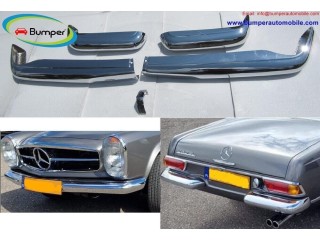 Mercedes Pagode W113 bumpers without over rider (1963 -1971) models 230SL 250SL 280SL