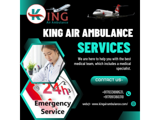 Air Ambulance Service in Goa by King- Very Skilled and Experienced Medical Team