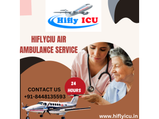 MEDICALLY ASSISTED AIR AMBULANCE SERVICE IN MUMBAI BY HIFLYICU
