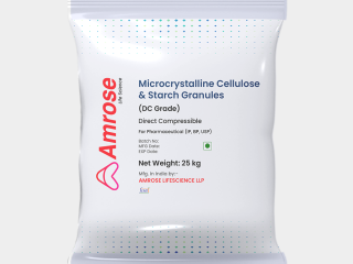 Transform Your Formulations with Amrose Lifescience Microcrystalline Cellulose & Starch Granules!